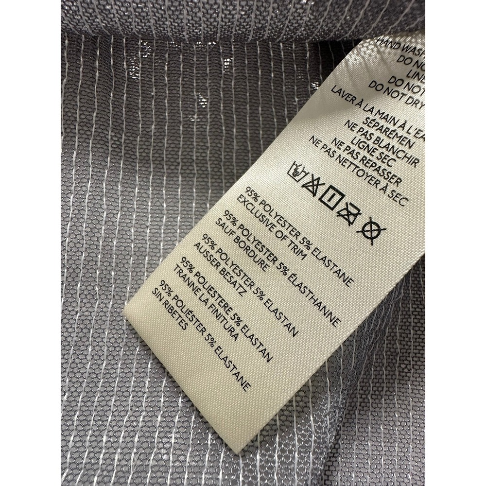 Free People Sequin Button Down Women M Carbon Grey NWT Oversized Glam Shirt - Picture 4 of 8